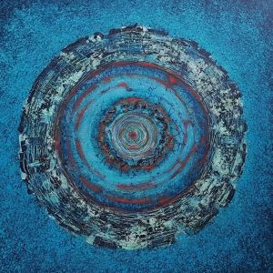 Waterkristal - 2020 Acryl op doek